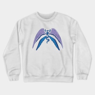 Mountain Blue Angel Eye Crewneck Sweatshirt